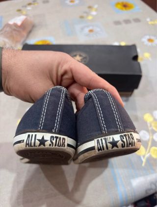 Converse All Star Blu/Bianco Scarpe Donna