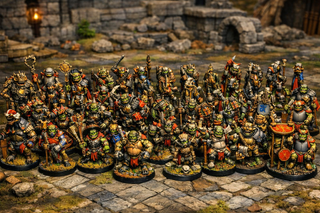 Miniaturas Warmaster 10mm Orcos