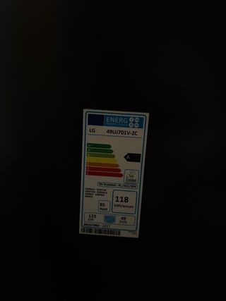 Smart TV LG 49 Negro