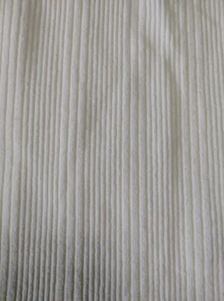 Camiseta Zara canalé volantes