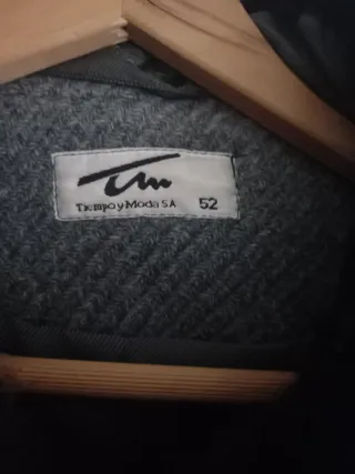 Abrigo Tm gris mujer talla 52