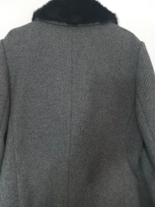 Abrigo Tm gris mujer talla 52