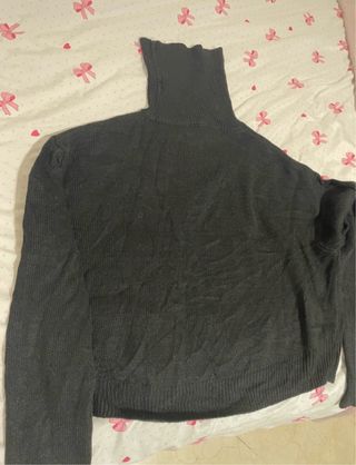 Jersey cuello alto H&M negro