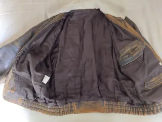 Chaqueta aviador cuero