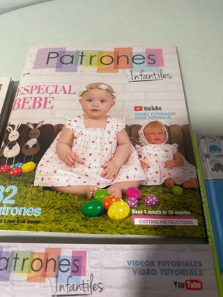 LOTE LIBROS COSTURA BEBE
