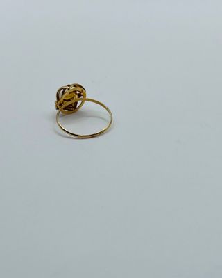 Anillo Oro 18k con Perla
