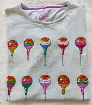 Camiseta Pull&Bear Chupa-Chups Azul