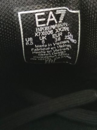 Zapatillas EA7 Emporio Armani Talla 38