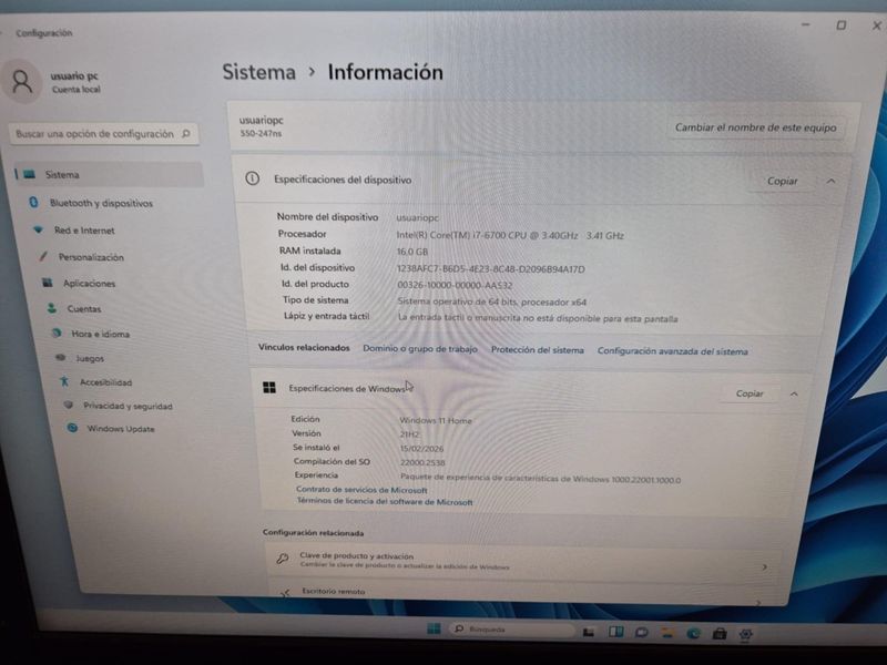 Ordenador HP Pavilion Core i7 Completo afbeelding 5