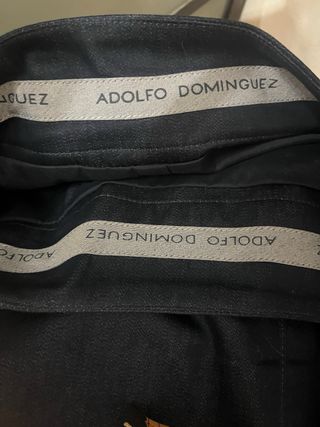 Falda tubo Adolfo Dominguez azul oscuri