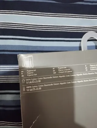 Pijama C&A hombre manga larga talla M