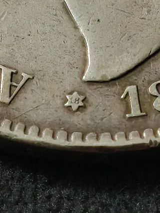 Moneda de plata 5 Pesetas Alfonso XII 1883