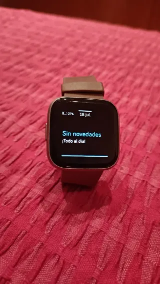 Reloj Fitbit Mujer Plata
