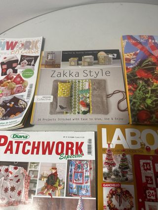 LOTE 8 libros manualidades y de patchwork