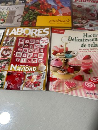LOTE 8 libros manualidades y de patchwork