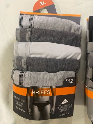 Primark Calzoncillos Hombre XL Gris 5 Pack