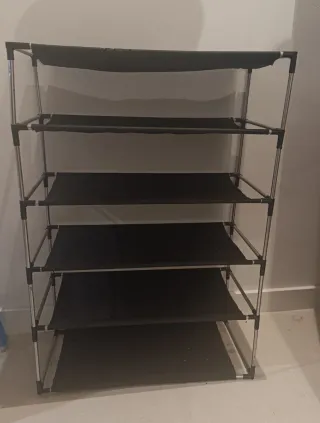 Zapatero 5 baldas negro