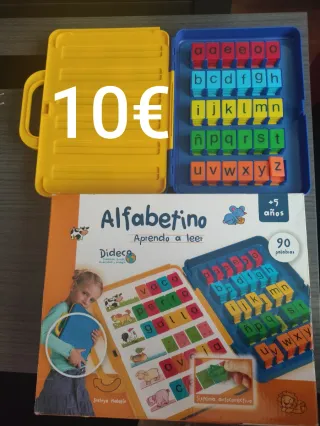 Juego de letras y palabras Alfabetino