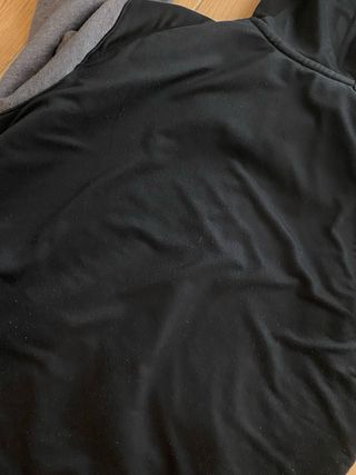 Felpa Nike con cappuccio grigia e blu