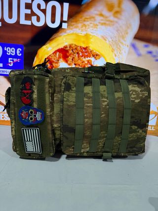 Mochila Táctica Militar 40L Camuflaje Verde nueva