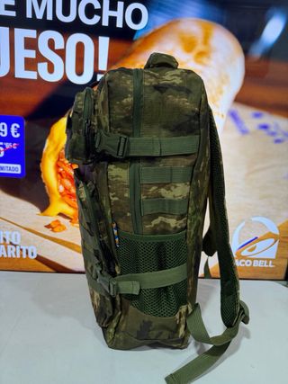 Mochila Táctica Militar 40L Camuflaje Verde nueva