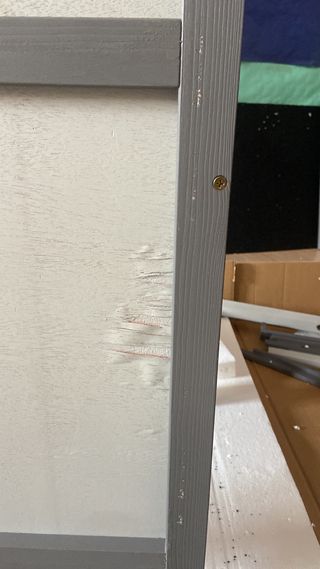 Jaula Grande para Pájaros Madera Gris