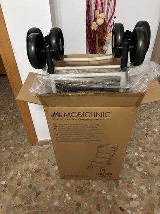 Andador con silla MOBICLINIC Coliseo Black,