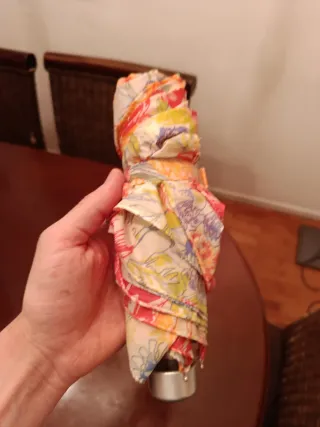 Paraguas floral multicolor