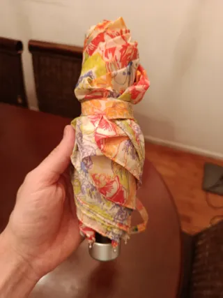 Paraguas floral multicolor