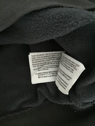 Sudadera Zara Gris Oscuro Oversize M