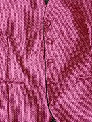 Chaleco ( +corbata ) morado para traje de novio