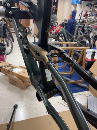 Cuadro Bicicleta Enduro doble susp RADON Carbono.