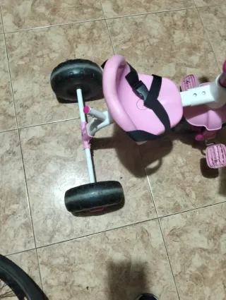 Patinete 3 ruedas infantil rosa y triciclo los 2