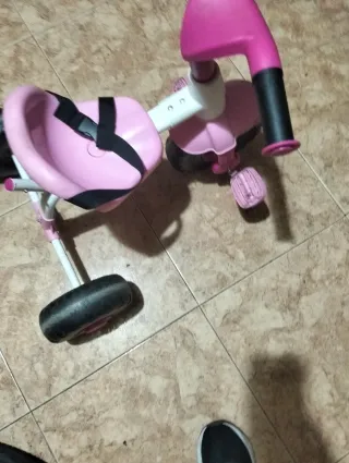 Patinete 3 ruedas infantil rosa y triciclo los 2