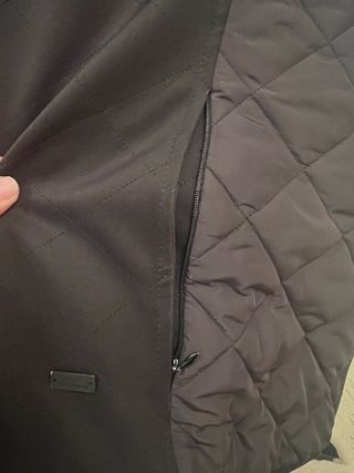 Giacca uomo nera trapuntata