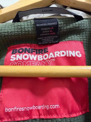 Chaqueta Snowboard Mujer Bonfire Verde