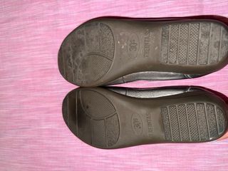 Bailarinas Plata Cuña Talla 39 Treintas