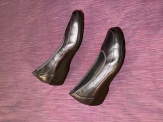 Bailarinas Plata Cuña Talla 39 Treintas