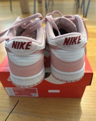 Nike Dunk Low GS Bambina Rosa Bianco