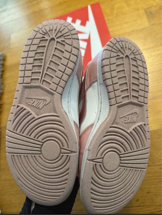 Nike Dunk Low GS Bambina Rosa Bianco