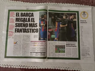 MUNDO DEPORTIVO  BARÇA 6 - PSG 1