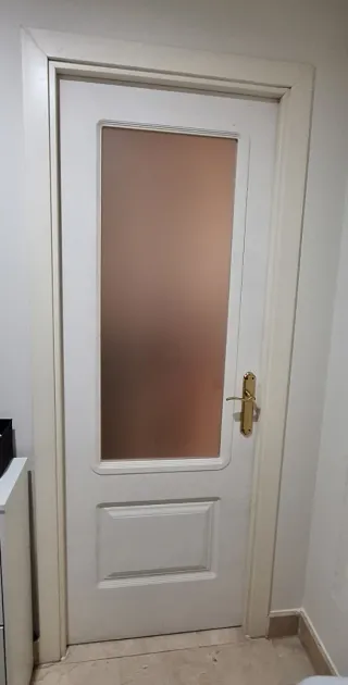 Puerta interior con cristal