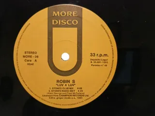 Vinilo Robin S Luv 4 Luv 1993