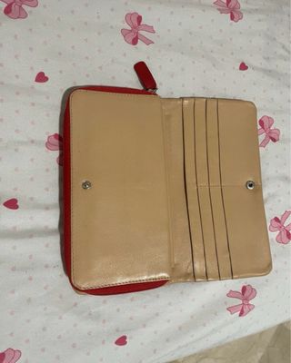 Cartera retro Cebai roja