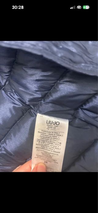 Piumino Liu Jo blu taglia 40