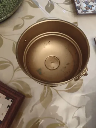 Centro de mesa rústico metal y madera