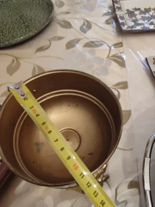 Centro de mesa rústico metal y madera