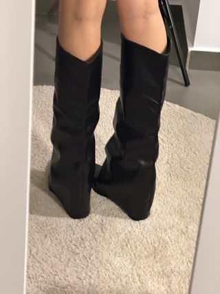 Botas Pull&Bear Negras Talla 39