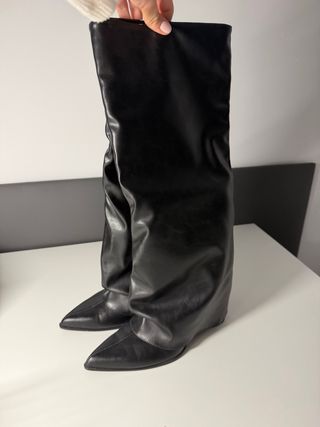 Botas Pull&Bear Negras Talla 39