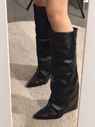 Botas Pull&Bear Negras Talla 39